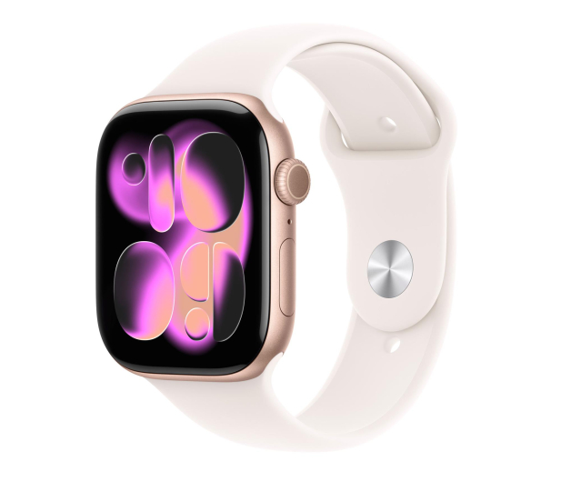Apple Watch 11 46/Różowe Aluminum/Różowy Pasek S/M 5G - 1362432 - zdjęcie